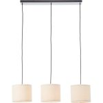Brilliant Teddy Riippuvalaisin Metalli- Tekstiili Beige | Sopii 3x E27