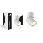 D'Lite Katto Kohdevalaisin Clio Valkoinen Kallistettava| Sopii 1x GU10