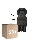 Monipakkaus 25x Noxion GST - Yhteensopiva Liitoskappale - Uros - 3 pole